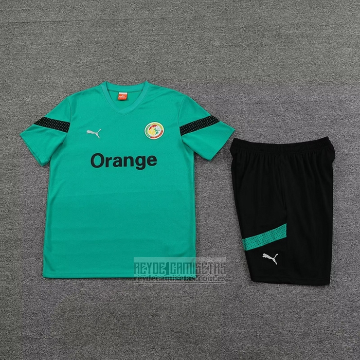 Chandal del Senegal Manga Corta 2023-2024 Verde - Pantalon Corto